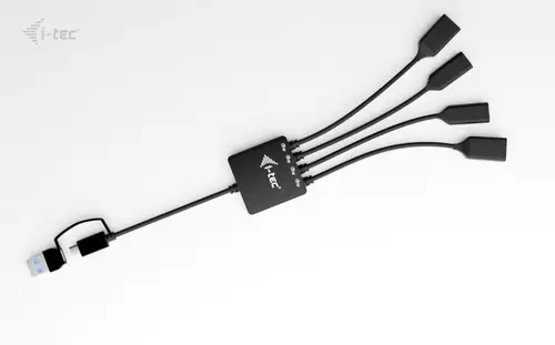 USB-C/USB-A Cable HUB 4 port (2x USB-C, 2x USB-A) - Imagen 2
