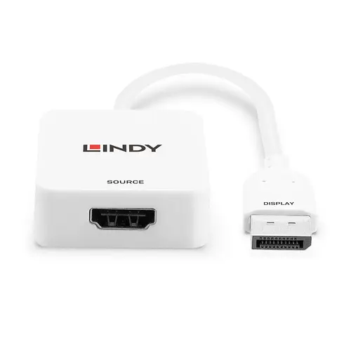 38303 adaptador de cable de vídeo 0,095 m HDMI tipo A (Estándar) DisplayPort Blanco - Imagen 3
