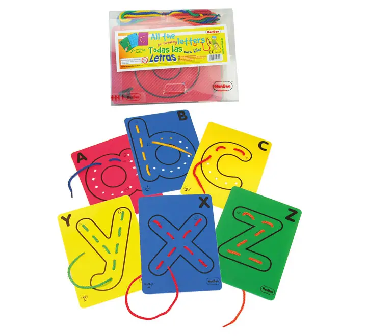 HILAR LETRAS 28 TAR. PLAST+10 CORDONES HENBEA 805 - Imagen 1