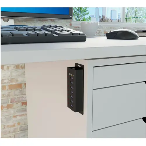 Concentrador USB 3.0 de 7 Puertos con Caja de Metal - 5Gbps - Hub de Sobremesa o Montaje en Pared - Imagen 4