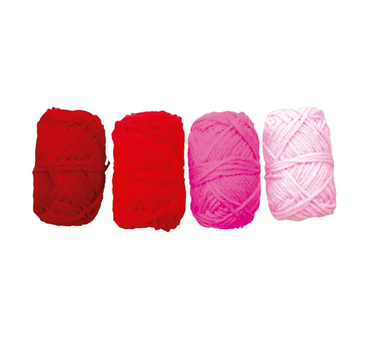 B.4UN OVILLOS LANA 8GR NIEFENVER ROJO 1100104