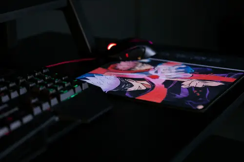 KX JUJUSTU MOUSEPAD M DARK Alfombrilla de ratón para juegos Multicolor - Imagen 3