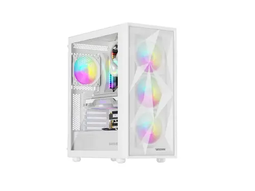 Diaxid 605 ARGB Midi Tower Blanco - Imagen 3
