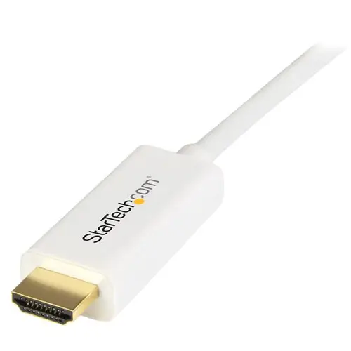 Cable Conversor Mini DisplayPort a HDMI de 2m - Color Blanco - Ultra HD 4K - Imagen 4