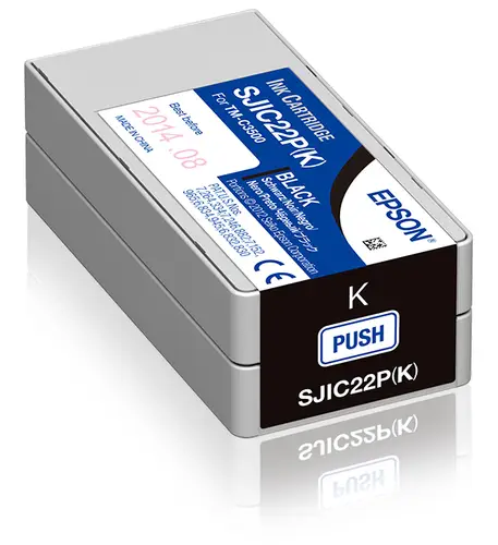 SJIC22P(K): Ink cartridge for ColorWorks C3500 (Black) - Imagen 1