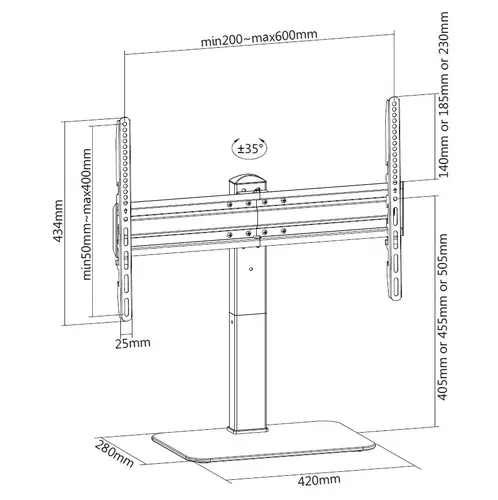 Soportes de TV universales de 37"-70 - Imagen 10