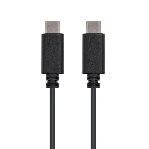 USB 2.0, 1m cable USB USB C Negro - Imagen 2