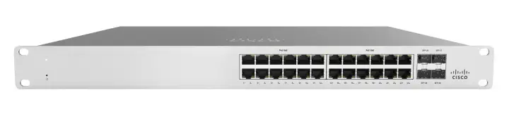 Meraki MS125-24P Gestionado L2 Gigabit Ethernet (10/100/1000) Energía sobre Ethernet (PoE) 1U Gris