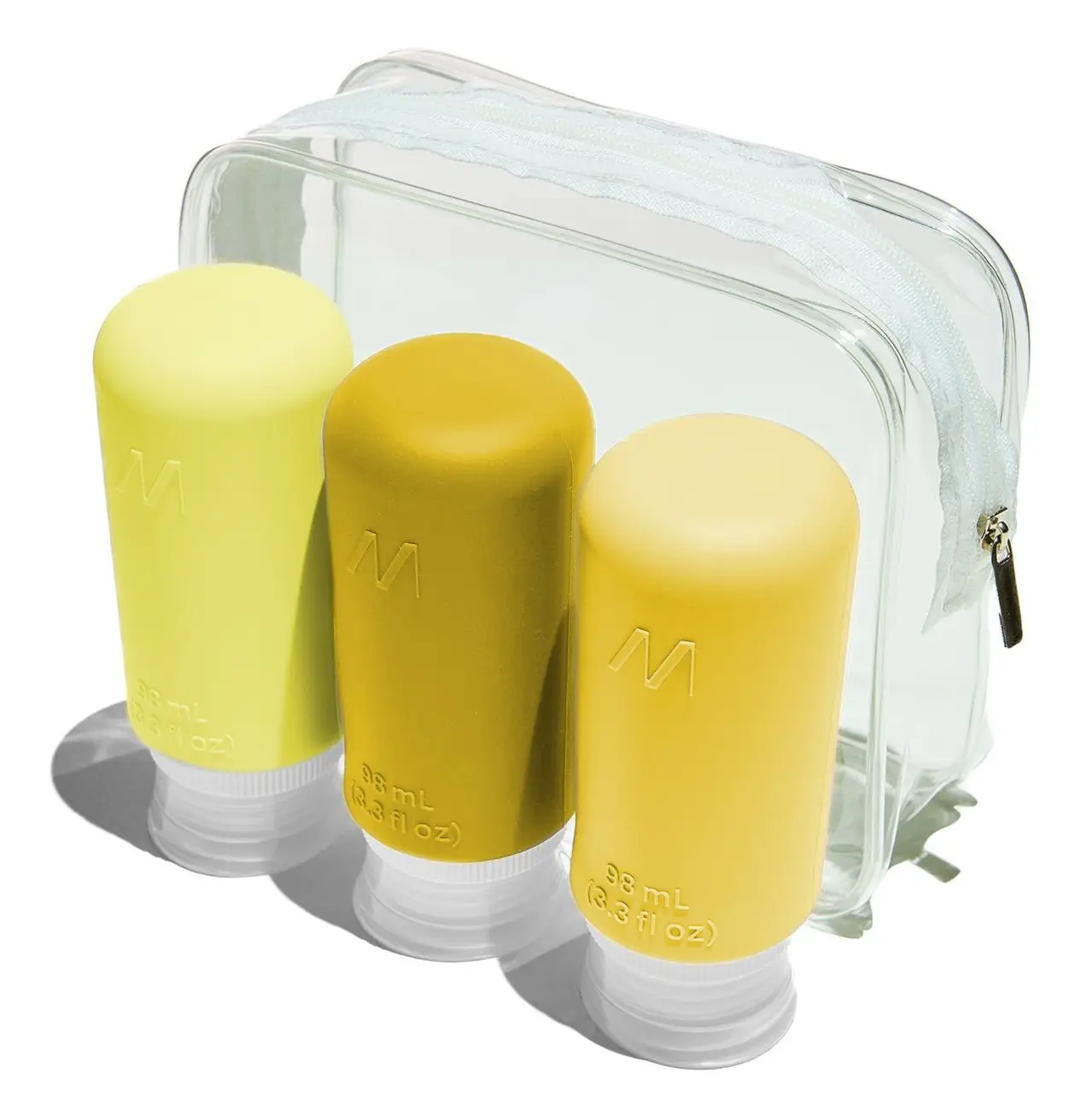 TRBOTTLES3YL botella y recipiente de viaje Silicona Botella flexible