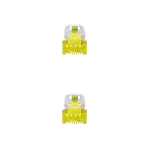 Cable de red latiguillo RJ45 LSZH Cat.6A SFTP AWG26, Blanco, 0.5m - Imagen 3