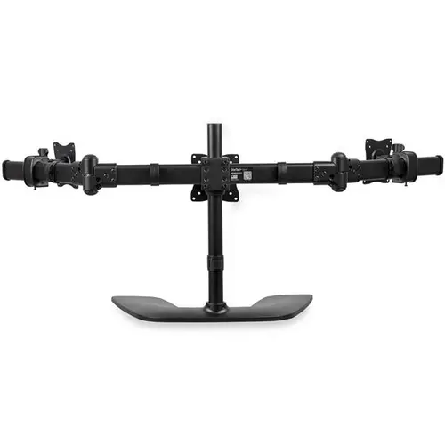 Brazo de Soporte VESA Articulado de 3 Monitores hasta de 27 Pulgadas - Base para Monitores de Ordenador - Imagen 3