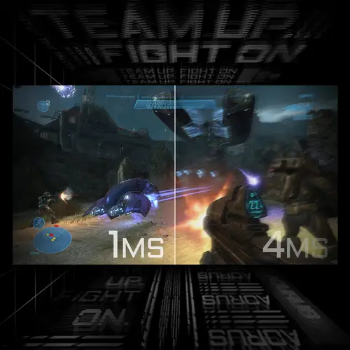 GS27F 27" Monitor de Juego FHD - 1920 x 1080, 165Hz, 1ms, 300 cd/m², FreeSync Premium, HDR Ready, HDMI 2.0, Displayport 1.4 - Imagen 8