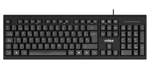 NXKME0011 teclado Ratón incluido Oficina USB Español Negro - Imagen 1