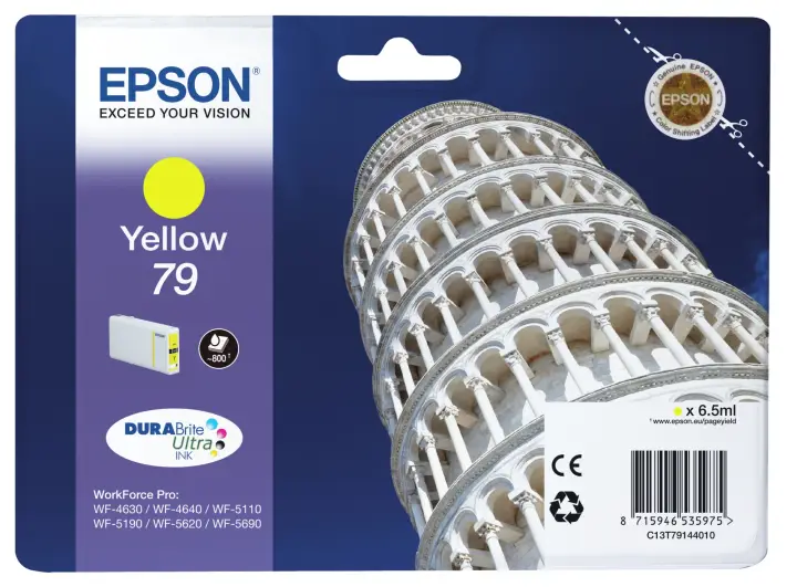 Tower of Pisa Cartucho 79 amarillo