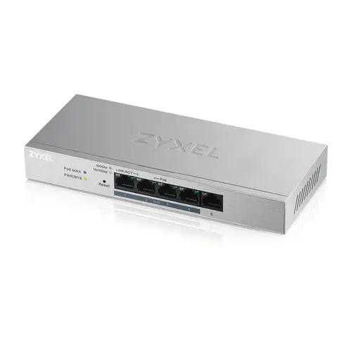 GS1200-5HP v2 Gestionado Gigabit Ethernet (10/100/1000) Energía sobre Ethernet (PoE) Gris - Imagen 1