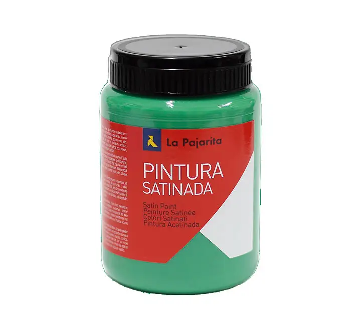 PINTURA SATIN.375ML LA PAJARITA 110513 VERDE VIVO