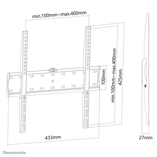 FPMA-W300BLACK Soporte de pared para TV 32-55" - ultra plano - Imagen 14