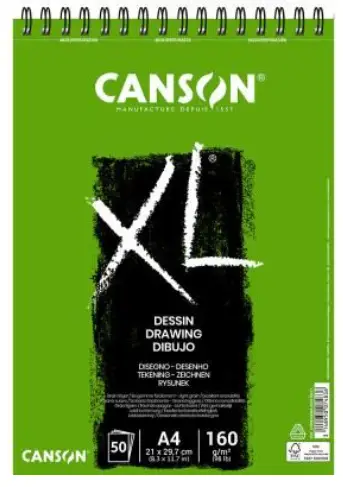 XL Drawing Bloc de hojas de papel para bellas artes 50 hojas