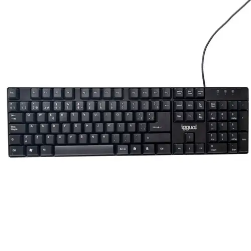 IGG317501 teclado Oficina USB QWERTY Negro - Imagen 1