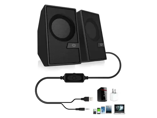 BJORN02B altavoz De 2 vías Negro Inalámbrico y alámbrico 6 W - Imagen 2