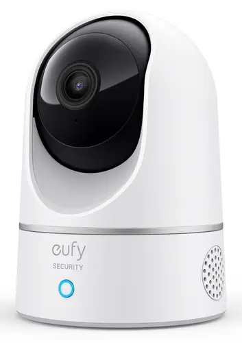 Security Indoor CAM 2K Pan & Tilt, Camara vigilancia WiFi Interior, Reconocimiento de Personas, con Asistente de Voz, Sensor de Movimiento, nessun canone mensile, No se Requiere HomeBase - Imagen 1