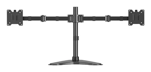 Soporte de Mesa Con Peana Eco Giratorio e Inclinable para Monitor/TV 20kg (3 Pivotes, 2 Brazos) de 17"-35", Negro - Imagen 2