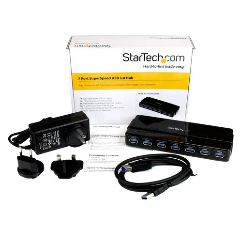 Concentrador Ladrón USB 3.0 de 7 Puertos - 5Gbps - Hub de Sobremesa - Imagen 6