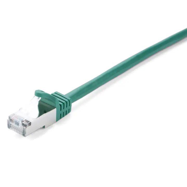 Cable de red blindado CAT6 STP 01M Verde