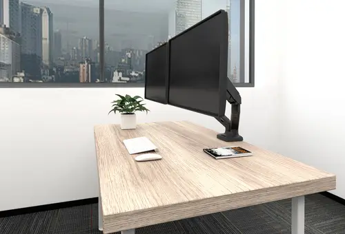 Soporte de sobremesa para dos monitores interactivos de 17"-32 - Imagen 5