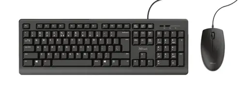 Primo teclado Ratón incluido Universal USB QWERTY Español Negro - Imagen 1