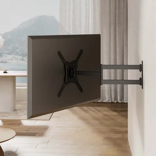 Soporte Eco Giratorio, Inclinable y Nivelable para Monitor/TV 35kg de 23"-65", Negro - Imagen 4