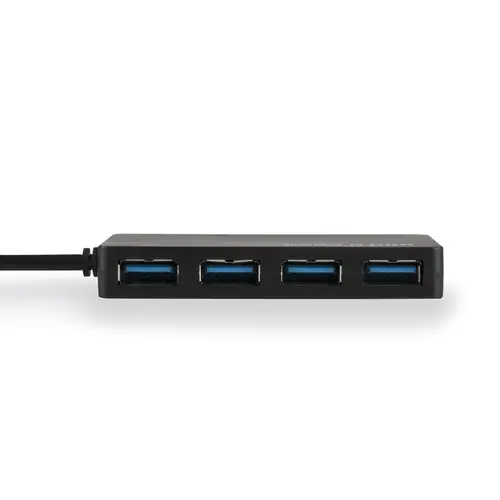 iHub 3.0 USB 3.2 Gen 1 (3.1 Gen 1) Type-A 5000 Mbit/s Negro - Imagen 3