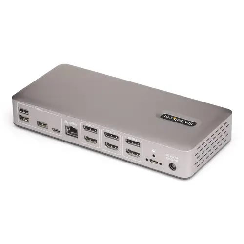 Docking Station USB4 para 3 Monitores 4K60 HDMI o DisplayPort - Dock USB Tipo C - Hub USB de 6 Puertos - Red Ethernet de 2,5GbE - PD 100W - Carga de Portátiles de 100W - sin Controladores - Imagen 2