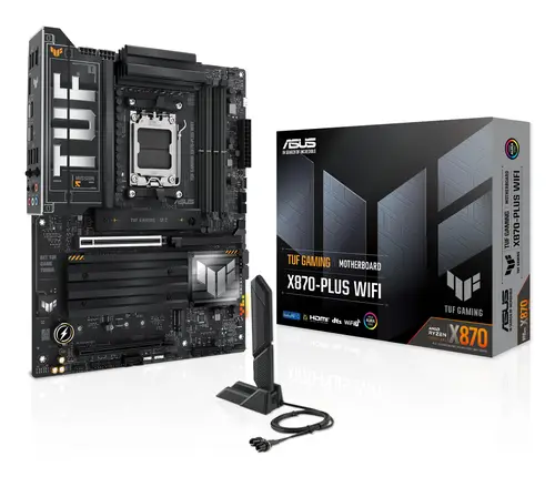 TUF GAMING X870-PLUS WIFI AMD X870 Zócalo AM5 ATX - Imagen 1