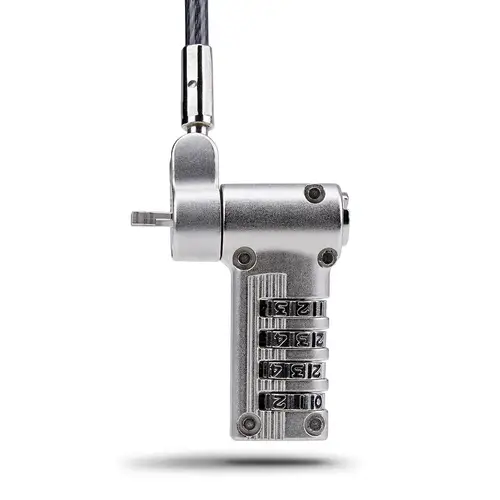 Cable Antirrobo Universal de Portátil de 2m - Candado de Seguridad para Portátil - Serializado - con Clave de Combinación - Compatible con Noble Wedge&reg /Nano/K-Slot - TAA - Imagen 5