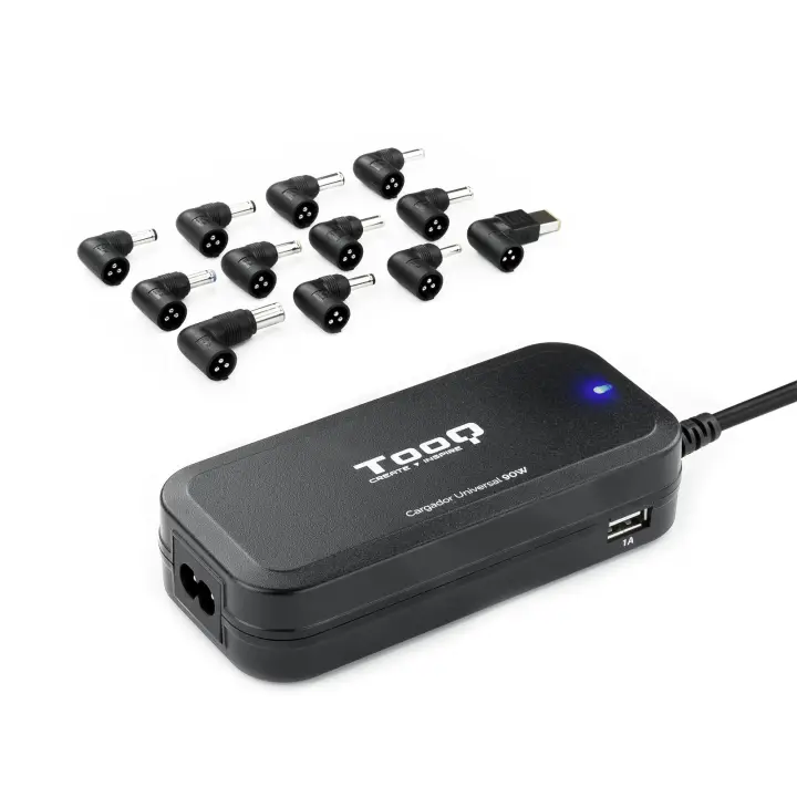 TQLC-90BS02AT adaptador e inversor de corriente Interior 90 W Negro