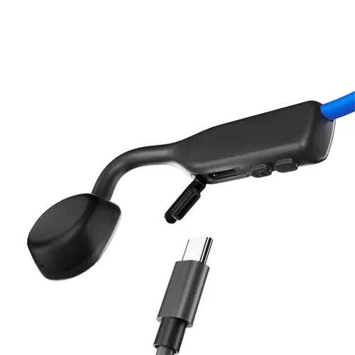 OpenMove Auriculares Inalámbrico gancho de oreja Llamadas/Música USB Tipo C Bluetooth Azul - Imagen 4