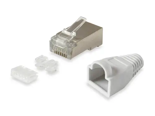 121181 conector RJ45 Plata - Imagen 1