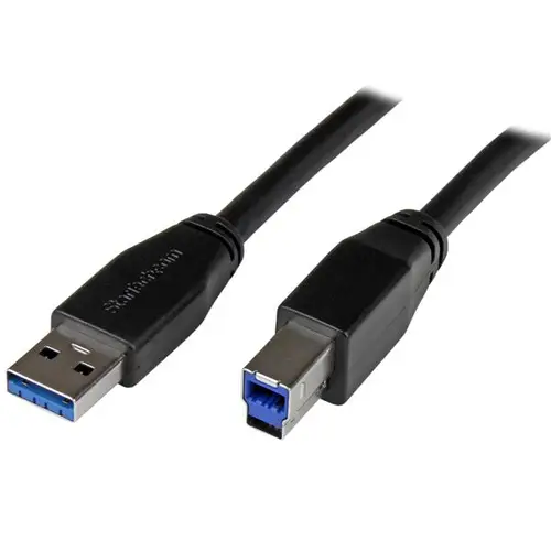 Cable Activo USB 3.0 SuperSpeed de 5 metros - A Macho a B Macho - Imagen 1