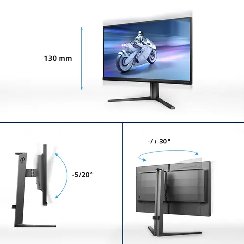 Evnia 5000 25M2N5200U/00 pantalla para PC 62,2 cm (24.5") 1920 x 1080 Pixeles Full HD LCD Gris - Imagen 9
