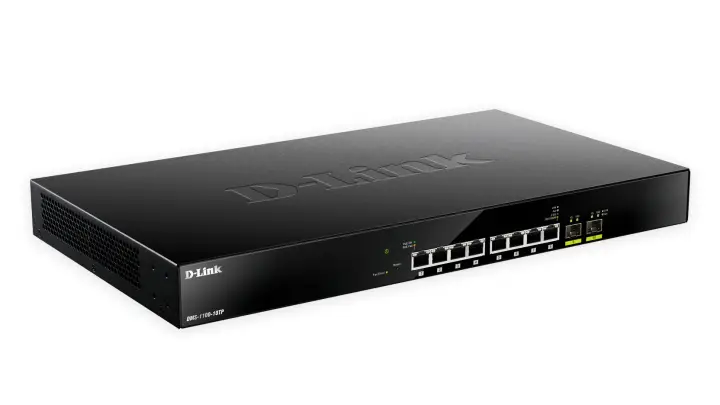 DMS-1100-10TP switch Gestionado L2 2.5G Ethernet (100/1000/2500) Energía sobre Ethernet (PoE) 1U Negro