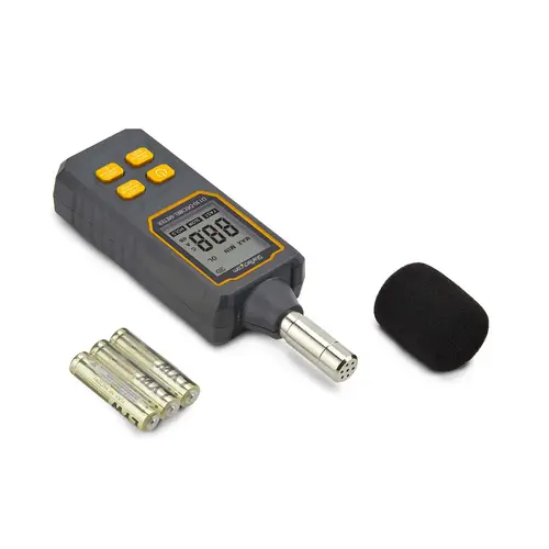Medidor Portátil Digital de Ruido con Pantalla LCD - Medidor de Decibelios - Sonómetro - Medidor del Nivel del Sonido - 30-130dBA - Imagen 5