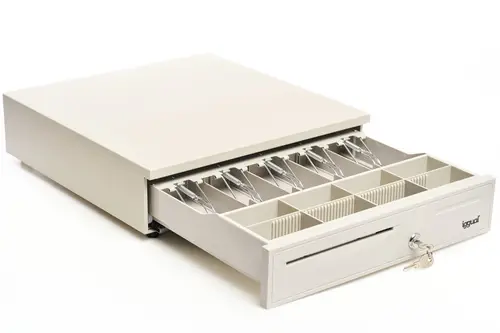 Cajón Portamonedas IRON-50W 42cm 5+8 blanco - Imagen 2