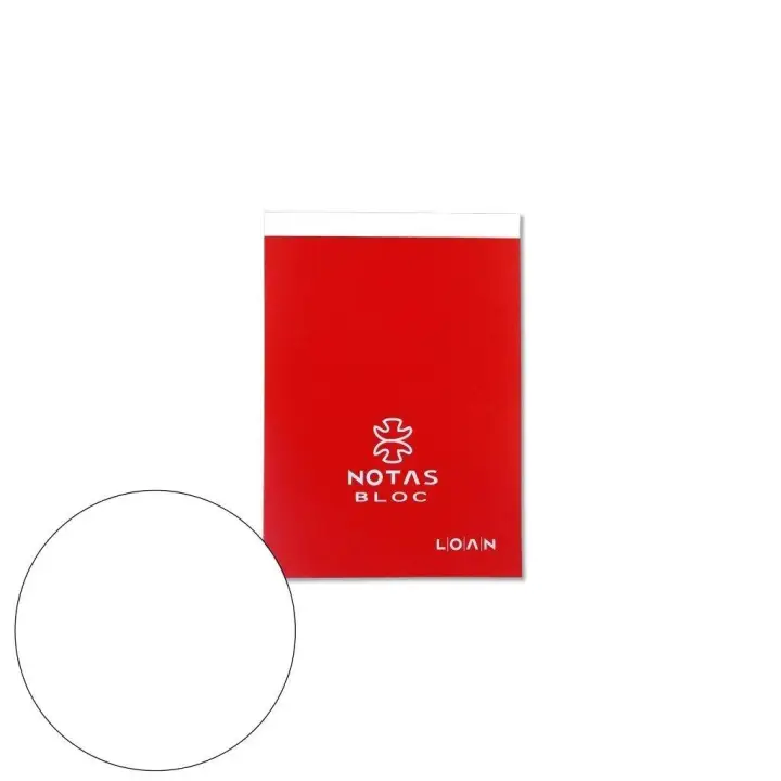 TALONARIO BLOC DE NOTAS DOCEAVO BLANCO - Pack de 20 unidades