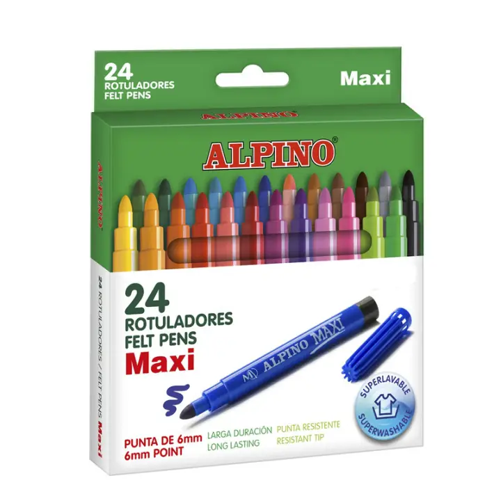 AR000007 rotulador Extra-grueso Multicolor 24 pieza(s)