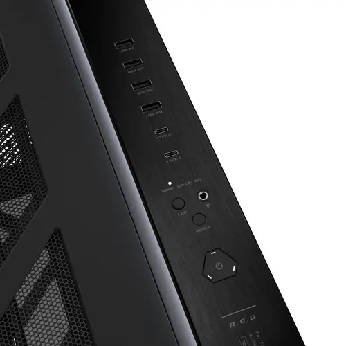 ROG CRONOX GR801 CURVE TG ARGB BLACK Midi Tower Negro - Imagen 7
