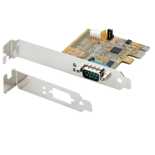 Tarjeta PCI Express Serie de 1 Puerto, Tarjeta de Interfaz PCIe a Serie RS232 (DB9), Tarjeta Serial, UART 16C1050, Perfil Bajo y Completo, Retención COM, Win/Linux - Imagen 10