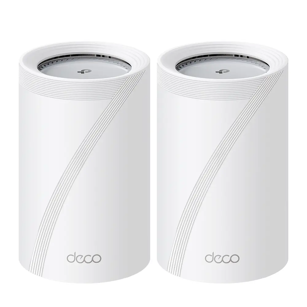 Deco BE65 Pro (2-pack) Tribanda (2.4 GHz / 5 GHz / 6 GHz) Wi-Fi 7 (802.11be) Blanco 3 Interno