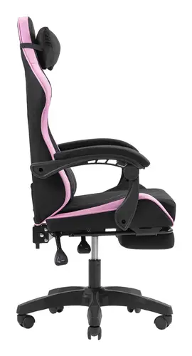 MGC-X Fabric Silla para videojuegos de PC Asiento acolchado Negro, Rosa - Imagen 8