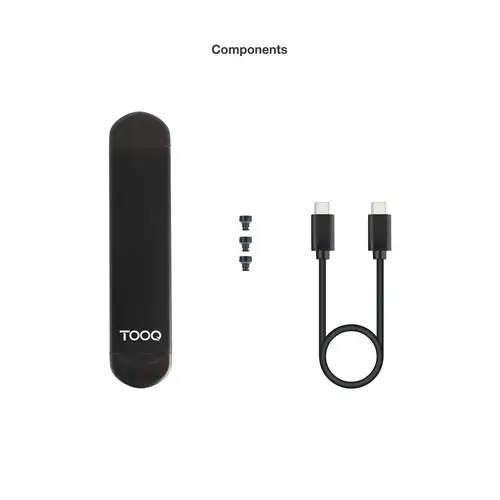 Caja Externa USB-C/M + USB-A/M para SSD M.2 NGFF/NVMe, Negra - Imagen 8